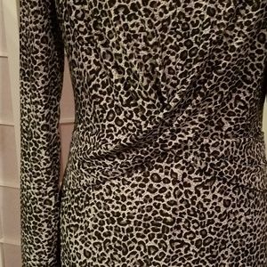 🦋Fitted leopard print dress🥂